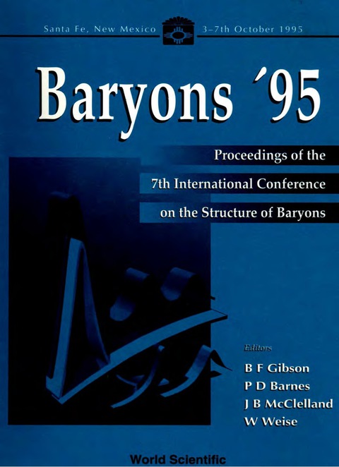Cover image for book Baryons '95 - Proceedings Of The 7th International Conference On The Structure Of Baryons