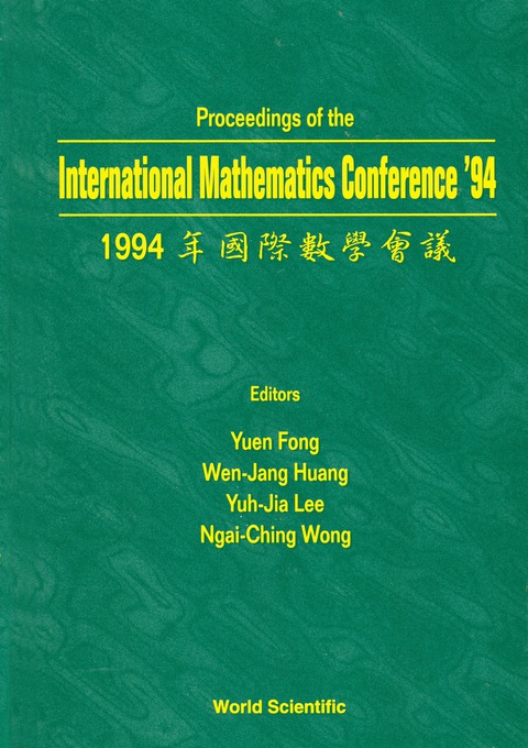 Cover image for book International Mathematics Conference '94