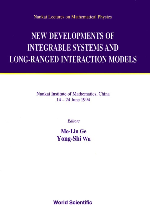 Cover image for book New Developments Of Integrable Systems And Long-ranged Interaction Models