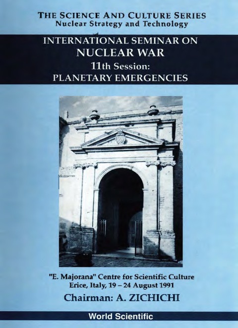 Cover image for book Planetary Emergencies: 11th International Seminar On Nuclear War
