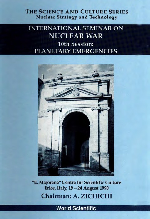 Cover image for book Planetary Emergencies: 10th International Seminar On Nuclear War