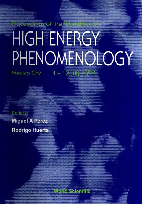 Cover image for book High Energy Phenomenology - Proceedings Of The Workshop
