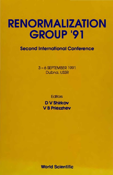 Cover image for book Renormalization Group '91 - Proceedings Of The 2nd International Conference
