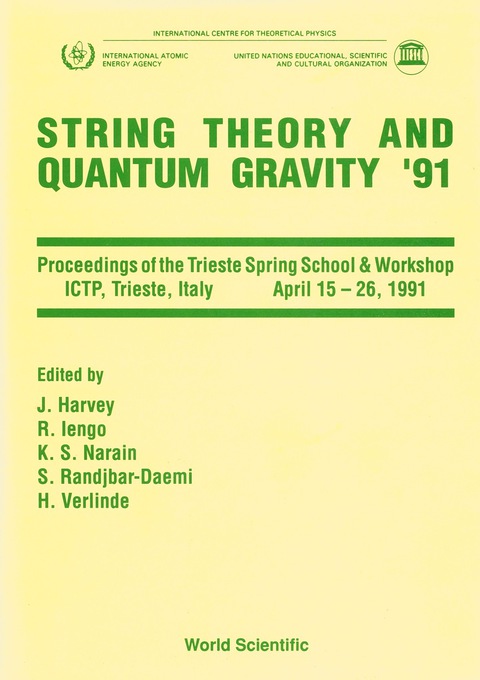 Cover image for book String Theory And Quantum Gravity '91 - Proceedings Of The Trieste Spring School And Workshop