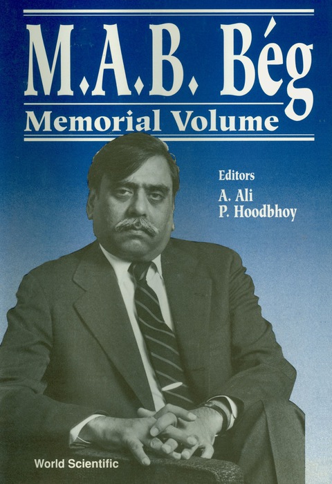 Cover image for book M.a.b. Beg Memorial Volume