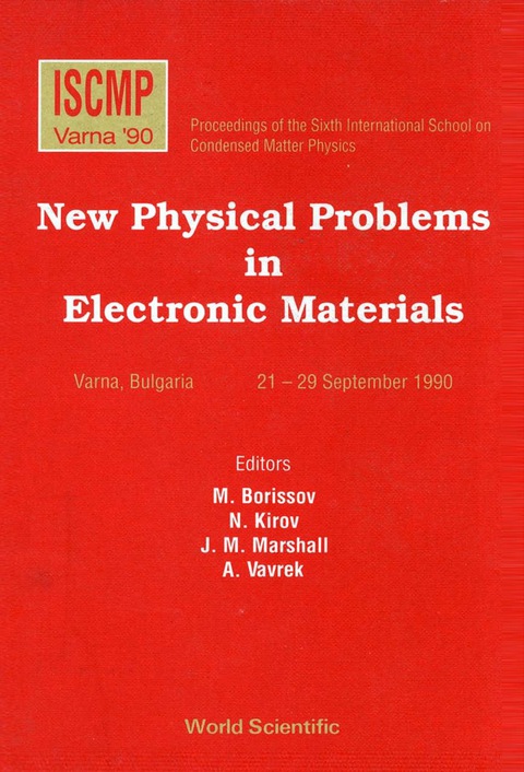 Cover image for book New Physical Problems In Electronic Materials - Proceedings Of The 6th Iscmp