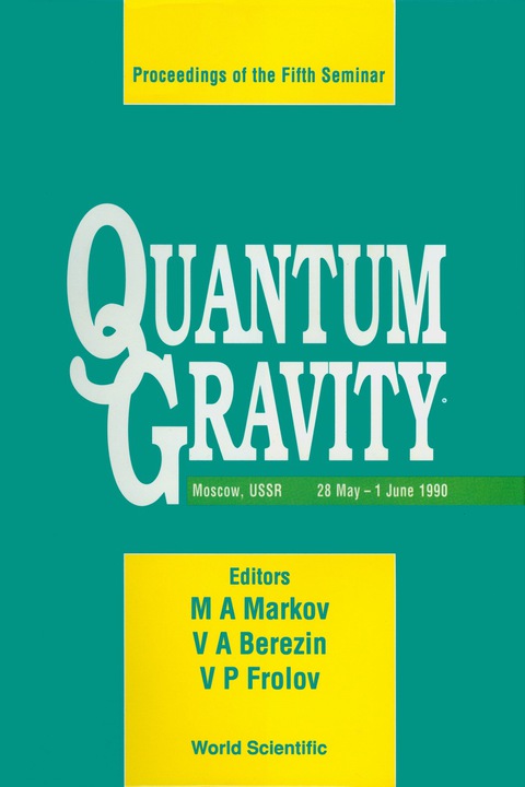 Cover image for book Quantum Gravity - Proceedings Of The Fifth Seminar