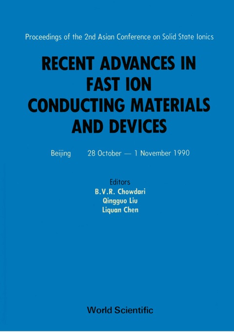 Cover image for book Recent Advances In Fast Ion Conducting Materials And Devices - Proceedings Of The 2nd Asian Conference On Solid State Ionics