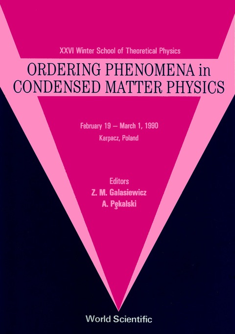 Cover image for book Ordering Phenomena In Condensed Matter Physics - 26th Karpacz Winter School Of Theoretical Physics