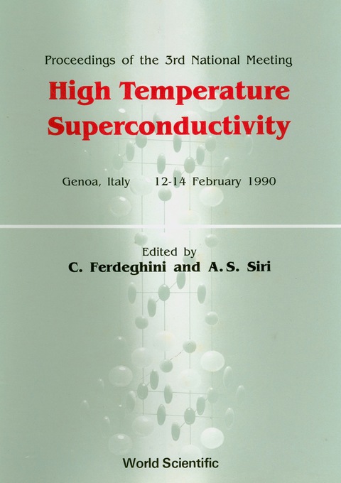 Cover image for book High Temperature Superconductivity, Proceedings Of The Third National Meeting