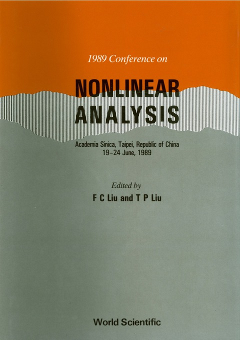 Cover image for book Nonlinear Analysis - 1989 Conference