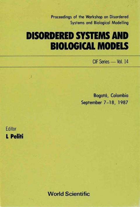 Cover image for book Disordered Systems And Biological Models - Proceedings Of The Workshop
