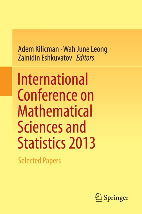 Cover image for book International Conference on Mathematical Sciences and Statistics 2013