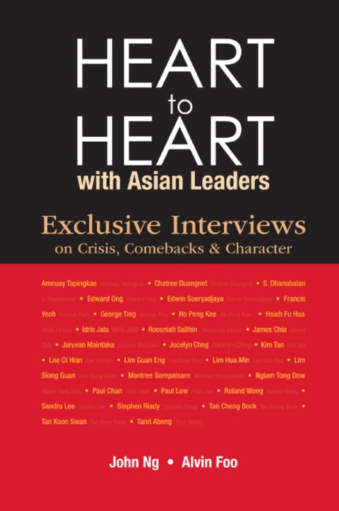 Cover image for book Heart To Heart With Asian Leaders: Exclusive Interviews On Crisis, Comebacks & Character