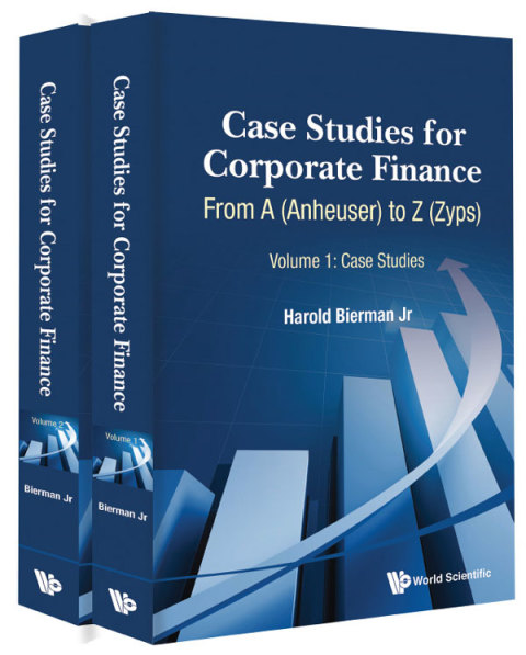 Cover image for book Case Studies for Corporate Finance: From A (Anheuser) to Z (Zyps)
