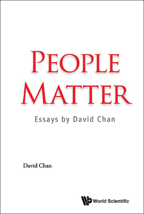 Cover image for book People Matter: Essays by David Chan
