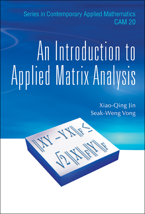 Cover image for book An Introduction to Applied Matrix Analysis