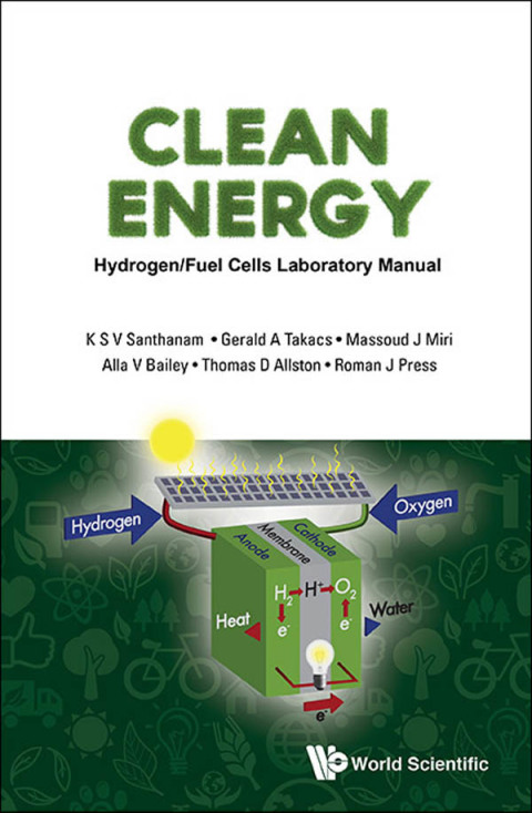 Cover image for book Clean Energy: Hydrogen/Fuel Cells Laboratory Manual (with DVD-ROM)