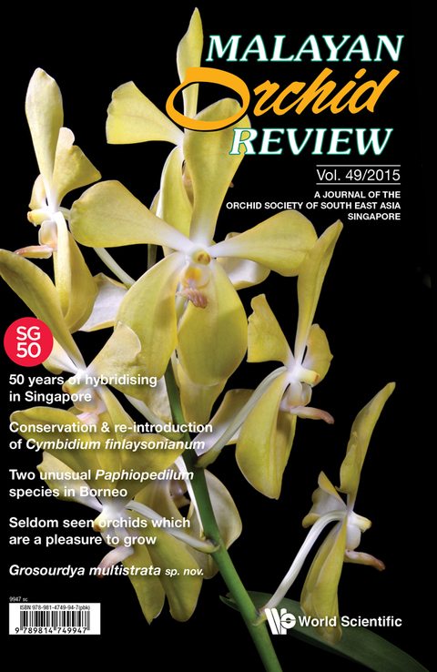 Cover image for book Malayan Orchid Review: Volume 49 (2015 Edition)