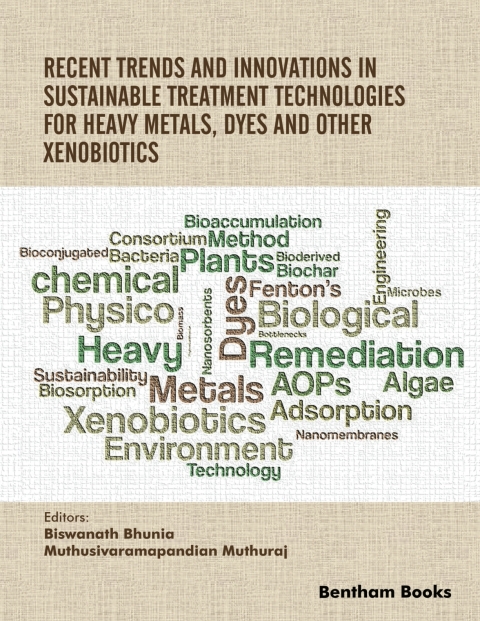 Cover image for book Recent Trends and Innovations in Sustainable Treatment Technologies for Heavy Metals, Dyes and Other Xenobiotics