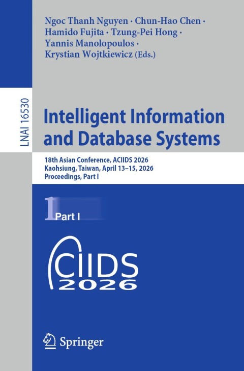 Cover image for book Intelligent Information and Database Systems