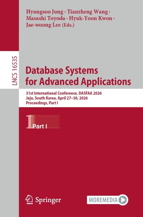 Cover image for book Database Systems for Advanced Applications