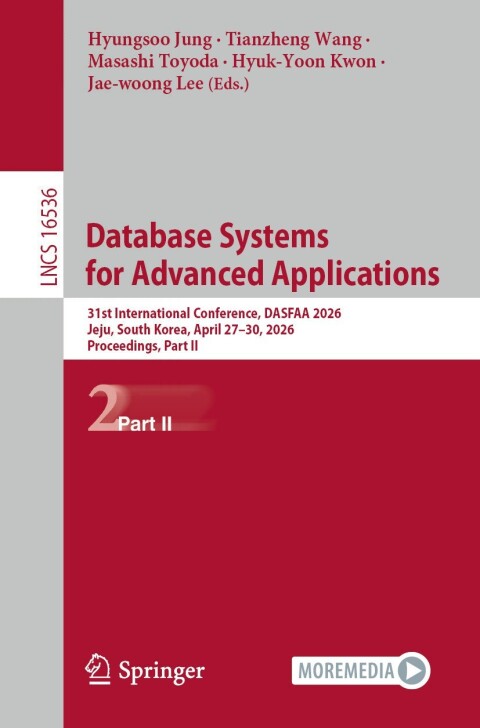Cover image for book Database Systems for Advanced Applications