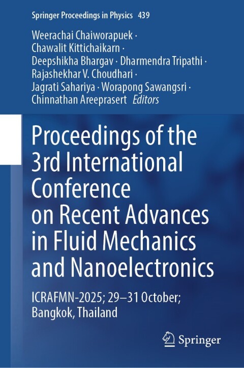 Cover image for book Proceedings of the 3rd International Conference on Recent Advances in Fluid Mechanics and Nanoelectronics
