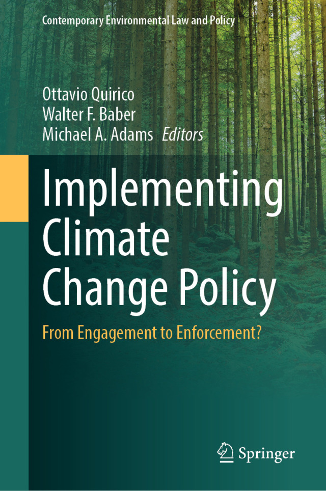 Implementing Climate Change Policy