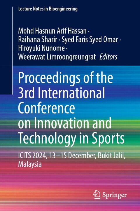 Cover image for book Proceedings of the 3rd International Conference on Innovation and Technology in Sports