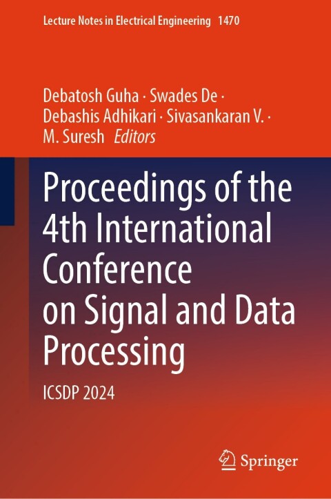 Cover image for book Proceedings of the 4th International Conference on Signal and Data Processing