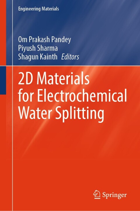 Cover image for book 2D Materials for Electrochemical Water Splitting