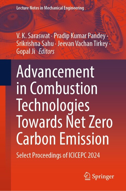Cover image for book Advancement in Combustion Technologies Towards Net Zero Carbon Emission