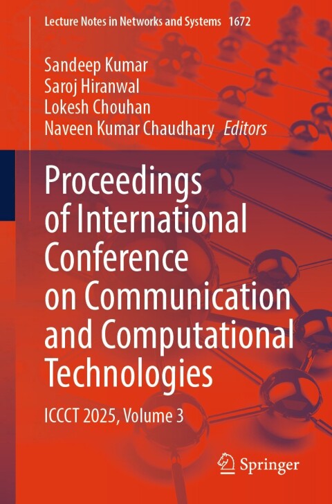 Cover image for book Proceedings of International Conference on Communication and Computational Technologies