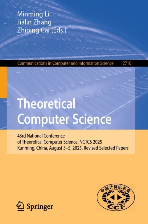 Cover image for book Theoretical Computer Science