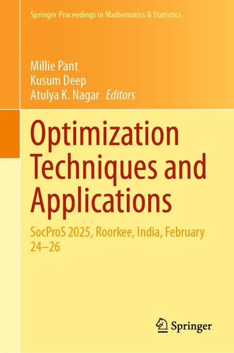 Cover image for book Optimization Techniques and Applications