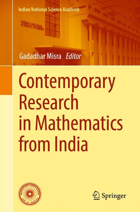 Cover image for book Contemporary Research in Mathematics from India