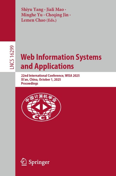 Cover image for book Web Information Systems and Applications