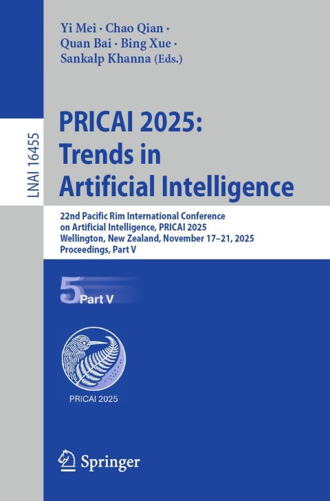 Cover image for book PRICAI 2025: Trends in Artificial Intelligence