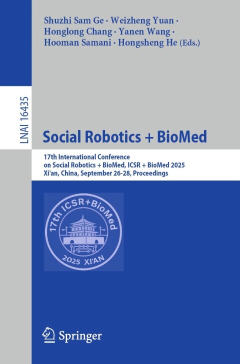 Cover image for book Social Robotics + BioMed