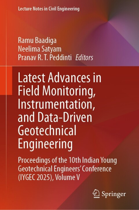 Cover image for book Latest Advances in Field Monitoring, Instrumentation, and Data-Driven Geotechnical Engineering
