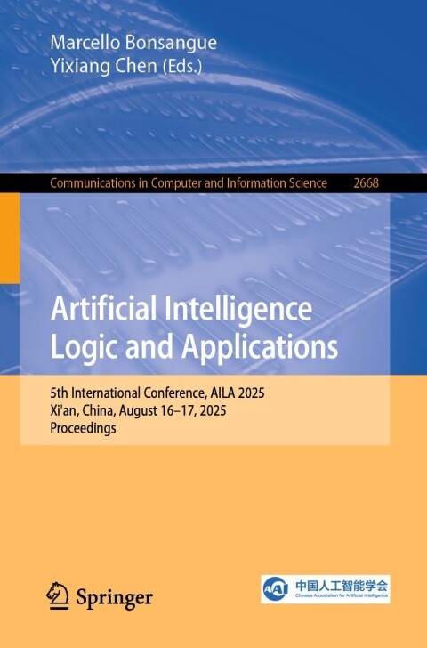 Cover image for book Artificial Intelligence Logic and Applications