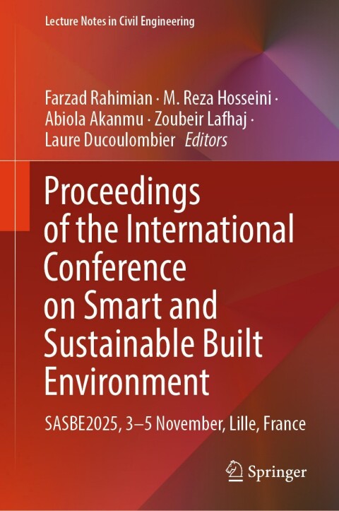 Cover image for book Proceedings of the International Conference on Smart and Sustainable Built Environment