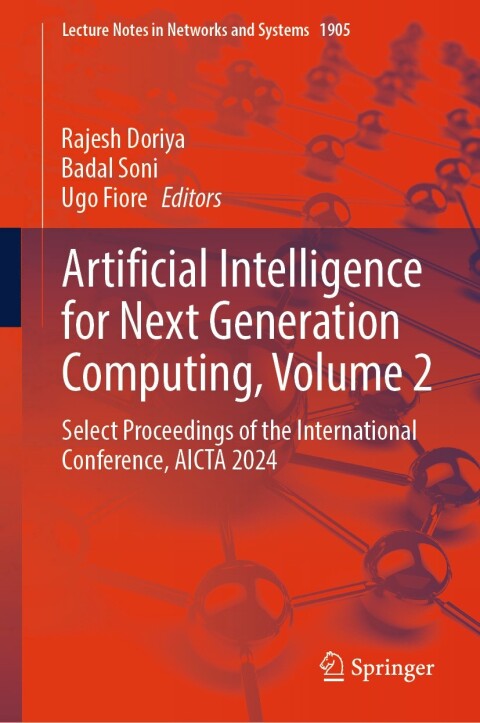 Cover image for book Artificial Intelligence for Next Generation Computing, Volume 2