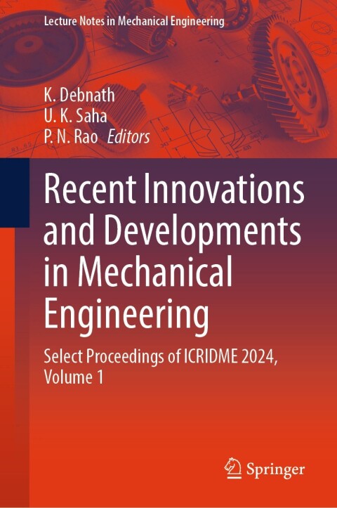 Cover image for book Recent Innovations and Developments in Mechanical Engineering