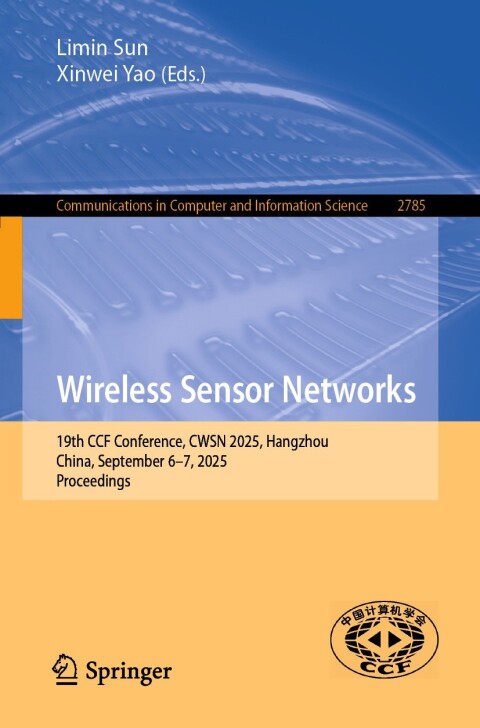 Cover image for book Wireless Sensor Networks