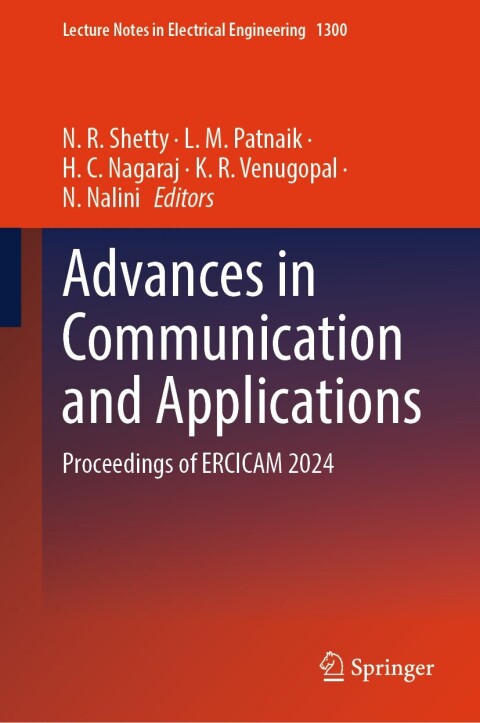 Cover image for book Advances in Communication and Applications