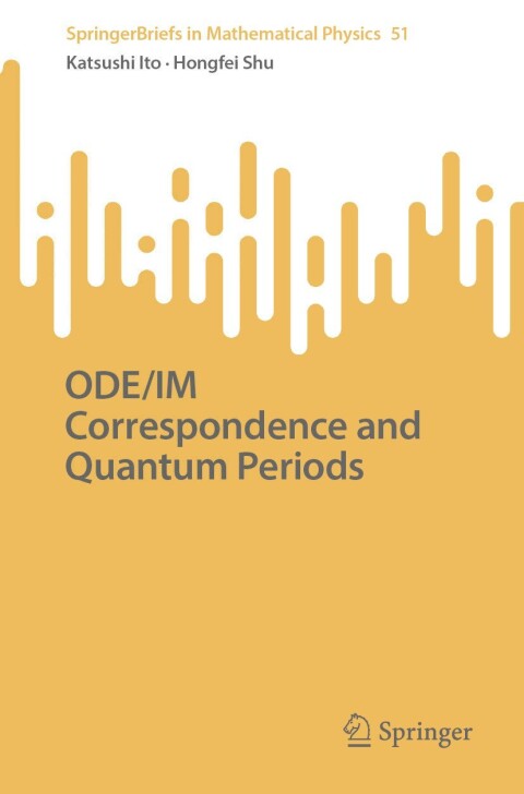 Cover image for book ODE/IM Correspondence and Quantum Periods