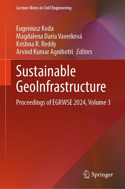 Cover image for book Sustainable GeoInfrastructure