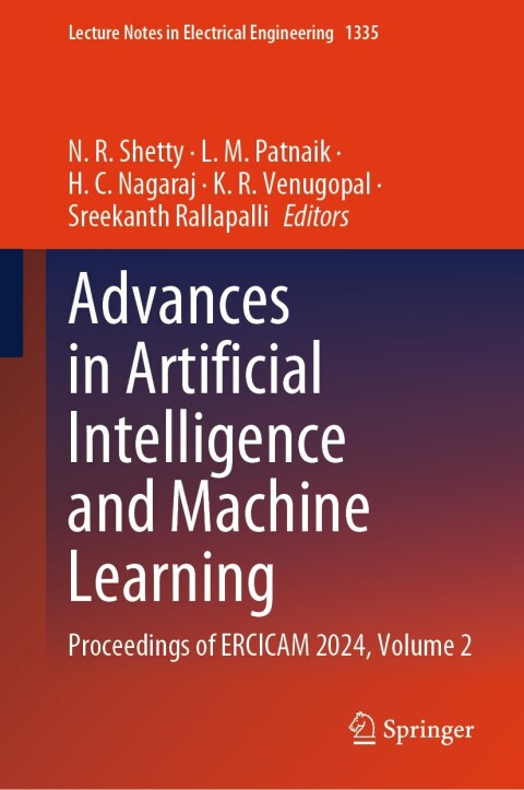 Cover image for book Advances in Artificial Intelligence and Machine Learning